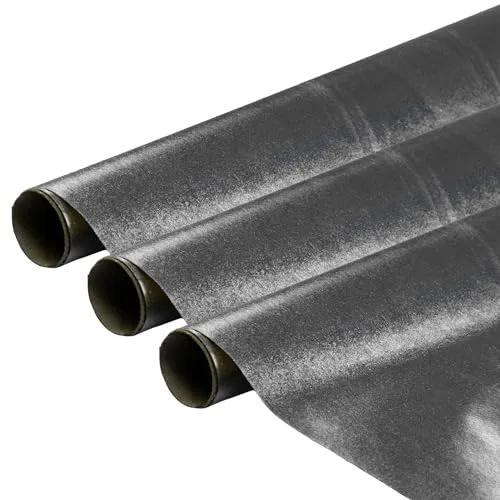 Geschenkpapier mit metallischem Effekt 3 Rollen 0,7x2m ideal für Geburtstage, Partys, Hochzeit