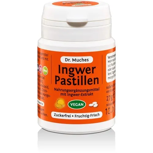 Dr. Muche INGWER PASTILLEN zuckerfrei 27 g