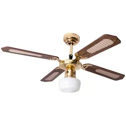 Deckenventilator mit Zugschalter und Fernbedienung in braun von V-TAC