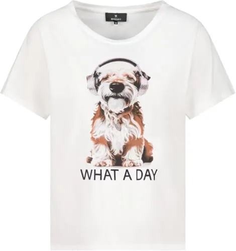 Monari Kurzarmhemd T-Shirt Größe 38 - Stylisches Kurzarmhemd aus 50% Baumwolle und 50% Modal in der Größe 38. Ideal für lässige Freizeitlooks und angenehm zu tragen.