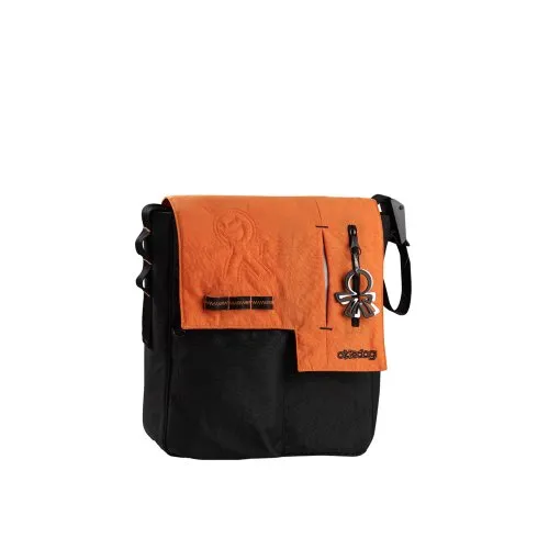 Okiedog Wickeltasche Loft Paige - orange/schwarz
