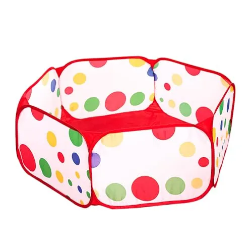 Stück Kleintiergehege, Hamstergehege. Wasserdichter Faltbarer Zaun, Tragbarer Haustier-Laufstall Für Hamster, Meerschweinchen, Kaninchen, Chinchillas Und Igel (Rot) 1