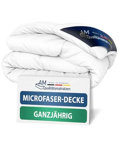 DormiGood Premium Mikrofaser Ganzjahresdecke 220x240cm - Allergikerfreundlich - Bettdecken – Kuschelig weich und atmungsaktiv mit Sensofill Füllung für ein trockenes Schlafklima. OEKO-TEX zertifiziert und Made in Germany, ideal für Allergiker.