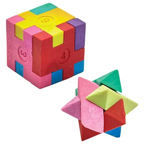Amscan 9902005 Puzzle Würfel Radiergummi