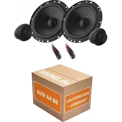 JUST SOUND JBL Stage2 64CFS Einbauset für Audi A4 B6