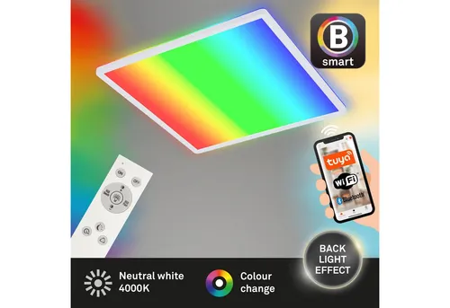 Briloner LED Deckenleuchte Smart Panel RGB 42cm