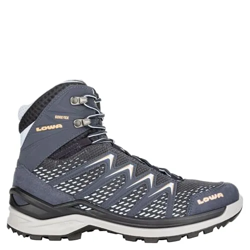 Lowa Innox Pro Mid GTX Wanderschuhe für Damen 2025 - Wanderschuhe, wasserdicht und flexibel für unvorhergesehene Abenteuer in der Natur, mit hervorragender Dämpfung und optimaler Fußführung im Gelände.