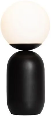 Nordlux Tischleuchte Notti - Stilvolle Tischleuchte aus mundgeblasenem Glas, mit organischem Design in Braun. Ideal für ein gemütliches Ambiente in Ihrem Wohnraum.