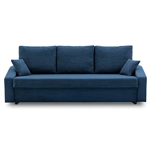 Couch mit Schlaffunktion DORMA 221x92cm Dunkelblau