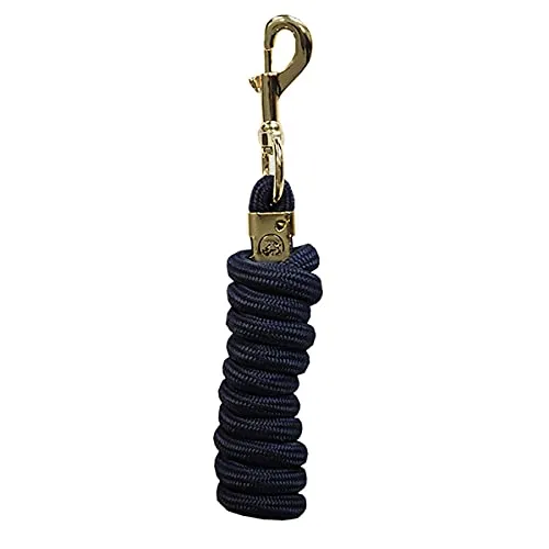 Kentucky Horsewear Lead Rope Basic Karabiner Navy - Pferdeführstrick mit robustem Karabiner, ideal für sicheres Führen und Training von Pferden.