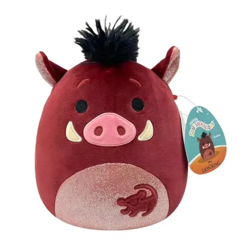 Squishmallows SQDI00552 - Pumba 20 cm, offizielles Jazwares Plüsch, superweiches Kuscheltier