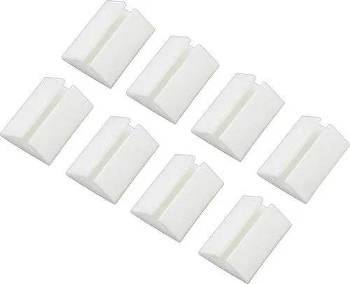 TRU Components Kabelhalter selbstklebend 1571994 Bündel-Ø-Bereich 2.50 bis 3.50mm Weiß 8St.