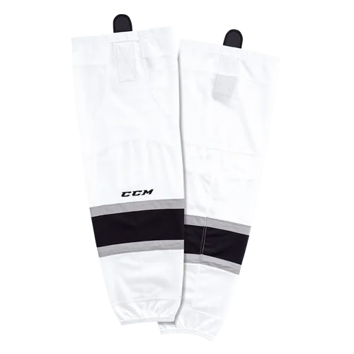 Stutzen CCM SX8000 Game Socks - Hochwertige Eishockey Stutzen in der Farbe Los Angeles Away, ideal für Junior-Spieler. Bieten optimalen Komfort und passen perfekt zu jeder Eishockey-Ausrüstung.