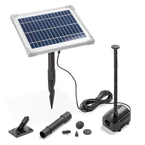 esotec® Solar-Teichpumpenset Professional 420l/h mit Trockenlaufschutz