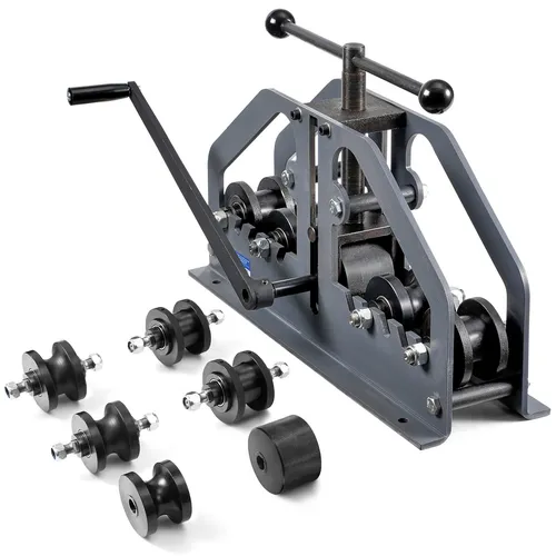 VEVOR Rohrbiegemaschine TR60A - Blechbiegemaschinen mit 6 Matrizen, max. Biegebreite 1-1/2 Zoll und 360° Biegewinkel, ideal für präzise Rohrbiegearbeiten.