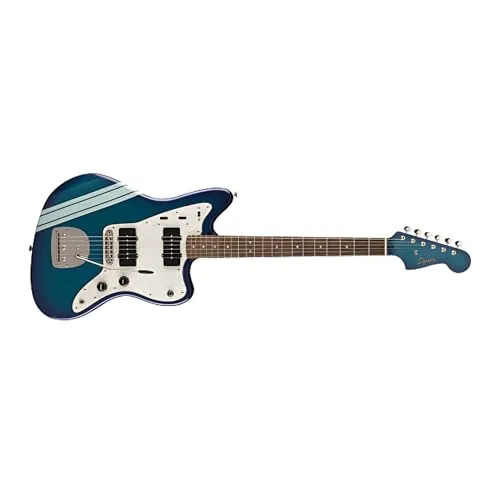 Squier by Fender FSR Classic Vibe 60s Jazzmaster LRL MH Competition Burgundy - E-Gitarre - Elegante E-Gitarre im 60er Jahre Stil mit hochwertiger Verarbeitung, ideal für kreative Musiker. Perfekt für verschiedene Musikstile und Auftritte.