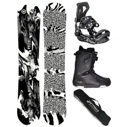 Airtracks Snowboard-Set Herren Freestyle Freeride 157 – Bindung Master & Softboots Strong ATOP