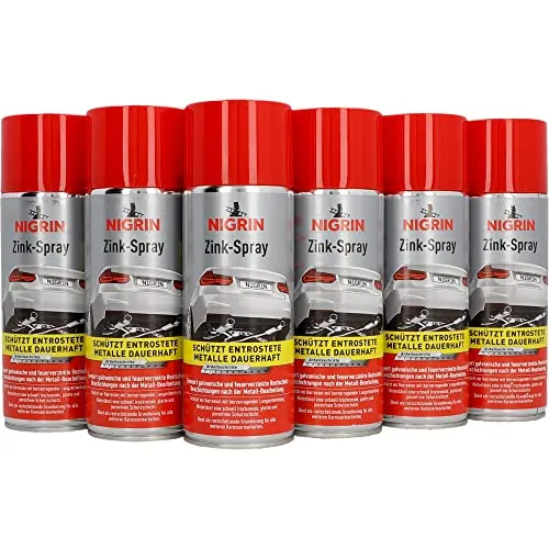 NIGRIN Zinkspray 6 x 400 ml von NIGRIN