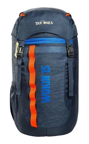 Tatonka Wokin 15 - Kinder-Rucksack navy - 11 bis 20 Liter Volumen, ideal für Grundschulkinder mit bequemem Tragesystem und Sichtbarkeit durch Reflexstreifen.