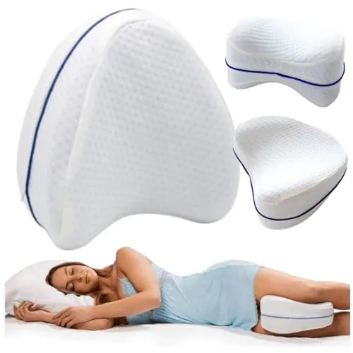 Orthopädischer Beinkeil Zwischen Den Knien Weiß