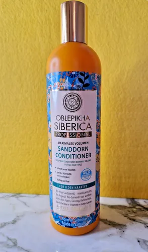 Oblepikha Siberica Professional Sanddorn Conditioner 400ml - Shampoos & Spülungen, nährt und revitalisiert normales und dünnes Haar mit wertvollem Sanddorn-Extrakt für mehr Volumen und Glanz.