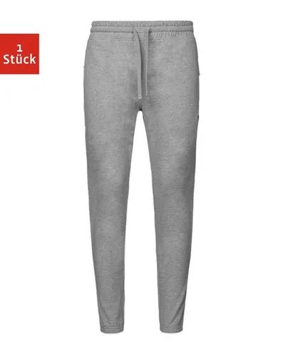 Snocks Jogginghose Herren – Bequeme Sporthose mit Reißverschlusstaschen & kuscheligem Innenfutter – Stylische Laufhose in Grau XL - Hochwertige Jogginghose aus 100% Bio-Baumwolle für optimalen Tragekomfort. Mit Reißverschlusstaschen für sicheren Stauraum. Ideal für Freizeit und Training – deine perfekte Begleitung für jeden Tag.