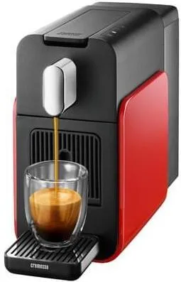 Cremesso KAPSELMASCHINE VOLLAUTOMATISCH Brava Glossy Red in rot von CREMESSO