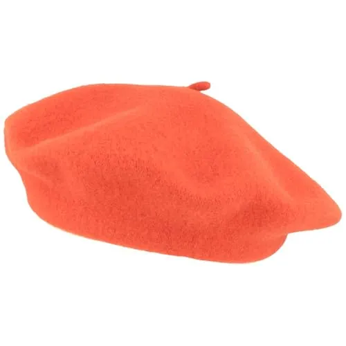 Breite Damen Baskenmütze aus 100% Wolle - Elegante Baskenmütze für Damen in Einheitsgröße, aus hochwertiger 100% Wolle für optimalen Tragekomfort und warmen Schutz.