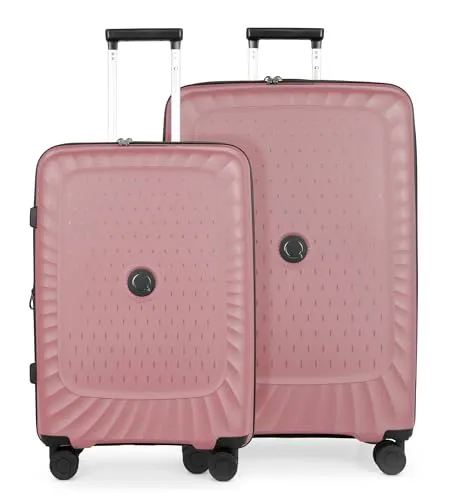 Hauptstadtkoffer Kotti - Kofferset 2 teilig - Rollkoffer 65 + 75 cm mit Erweiterung Hartschalentrolleys Aufgabegepäck leichte Trolleys, recyceltes PP, TSA, Rose