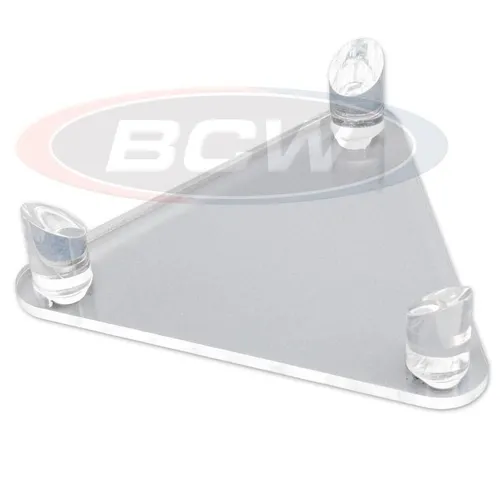 BCW Acrylballständer (4 Stück) - Praktischer Acrylständer für die sichere Präsentation Ihrer Sammlerstücke. Ideal für Bälle und andere runde Objekte. Stabil und elegant in der Anordnung.