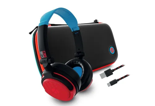 Switch Premium Travel Kit für Nintendo Switch - Praktisches Aufbewahrungskit mit Tasche, Headset und Kabel, ideal für unterwegs und optimalen Schutz deiner Nintendo Switch.