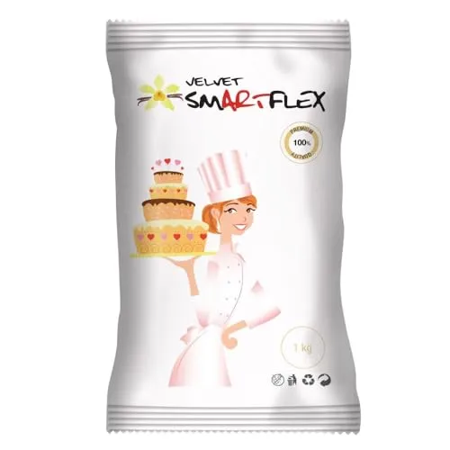 SmartFlex Fondant Velvet Vanille, 1 kg von SmartFlex