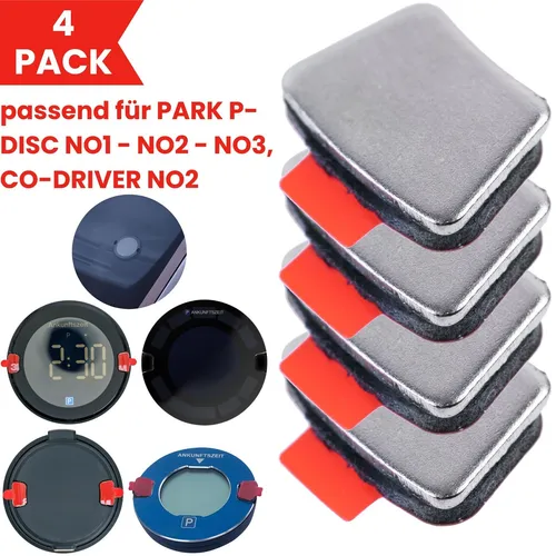 Klebepad Magnete passend für OOONO Co Driver Blitzerwarner Parkscheibe Sticker