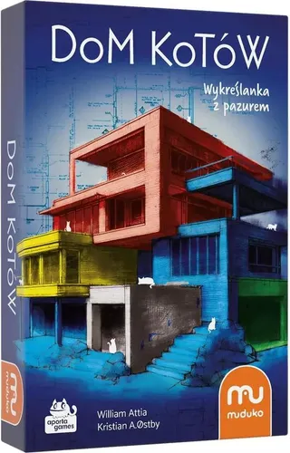 Gra Dom kotów wykreślanka z pazurem MUDUKO 57520
