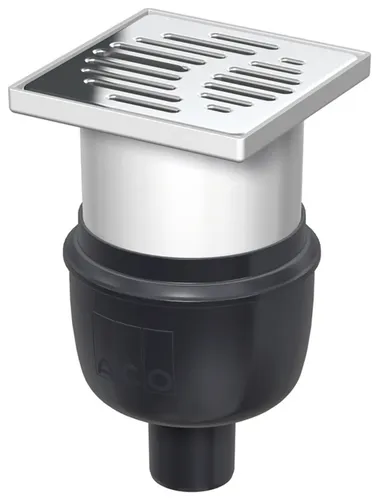 Produktbild ACO Easyflow Bodenablauf DN50/150x150/90Grad/1,0l/s Kst/K3