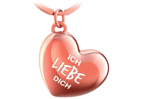 FABACH Schlüsselanhänger Herz mit Gravur - 
