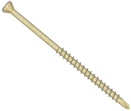 PARCO Dielenschrauben 3,2x60mm, Gelb-chromiert in gold von PARCO