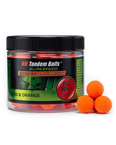 SuperFeed Fluo Pop-Up 16mm/70g Squid & Orange 