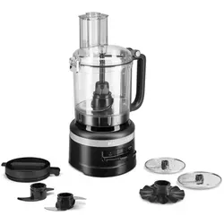 KitchenAid 5KFP0921EBM - Matt Schwarz Universalküchenmaschine, vielseitig mit Zubehör für Hacken, Schneiden und Schlagen