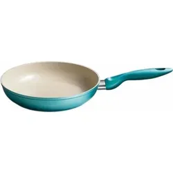 Riess Kelomat Bratpfanne Rund 26cm Blau - Pfanne mit keramischer Antihaft-Versiegelung, hitzebeständig bis 400°C – ideal für gesundes Kochen und Braten.