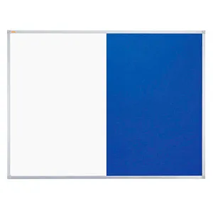 FRANKEN Whiteboard-Pinnwand X-tra!Line 90 x 60 cm Textil blau - Diverse – perfekte Lösung für Büro und Zuhause: Pinnwand mit beschreibbarer Oberfläche, abwischbar und inklusive Ablage für Schreibutensilien. So behalten Sie den Überblick!