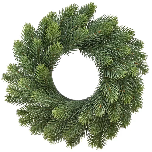 Künstlicher Weihnachtskranz Tannenzweige - Adventsdeko für festliche Stimmung - Wunderschöner Adventskranz aus langlebigem Kunststoff, ideal für festliche Tischdekoration. Mit einem Durchmesser von 30 cm bringt er weihnachtliche Atmosphäre in Ihr Zuhause.