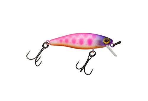 Illex Kunstköder Tiny Fry 38 SP - Der Illex Tiny Fry 38 SP ist ein vielseitiger Kunstköder, der starke Vibrationen erzeugt und durch sein einzigartiges Wobbling Fische anlockt. Ideal zum Twitchen und Jerken, perfekt für den Einsatz in strömenden Gewässern.