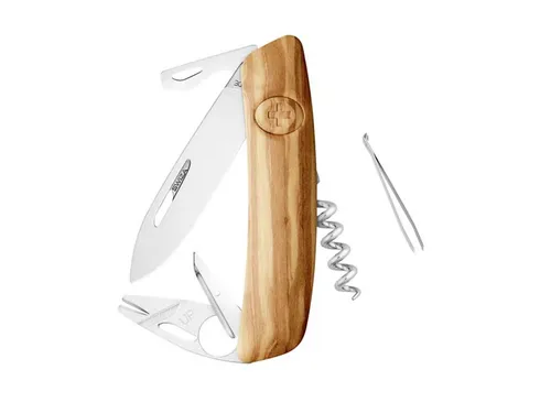 SWIZA Taschenmesser TT03, Tick Tool, rostfreier Stahl 440, Klingensperre - Vielseitiges Schweizermesser für Outdoor-Aktivitäten, mit sicherer Klingensperre und hochwertigem, rostfreiem Stahl für langlebige Nutzung.