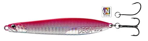 Meerforellen-Blinker Dega Seatrout Björn UVAktiv/Rot Silber 32g