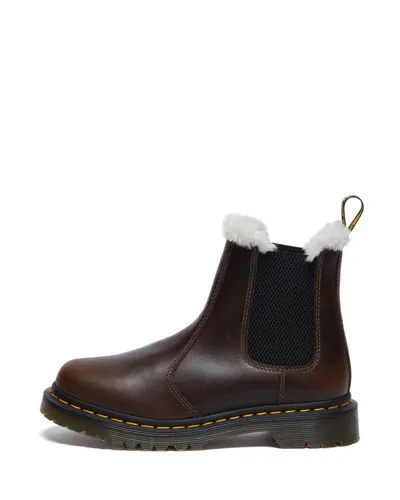 DR. MARTENS 2976 LEONORE Ankleboots - Wanderschuhe: Weich gefütterter Chelsea Boot aus Kunstfell für optimalen Tragekomfort und stilvolles Design.