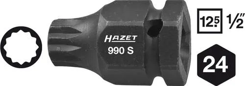 Hazet Kraft-Steckschlüsseleinsatz 1/2