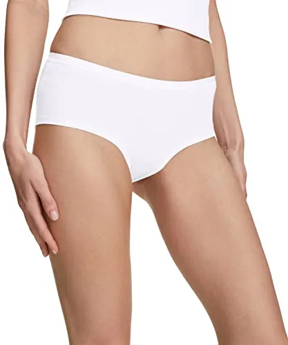 FALKE Damen Hipster-Höschen Daily Climate Control Outlast® W Bhp Baumwolle schnelltrocknend 1 Stück, Weiß White 2000-O, S