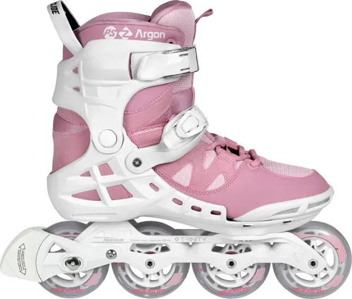 Powerslide Inline Skate Phuzion Argon Rose 80 für Damen - Inliner für Fitness mit TRINITY X Technologie für verbesserten Druck und individuelle Rahmenposition. Hochwertige Teile sorgen für ein optimales Fahrgefühl und Komfort.