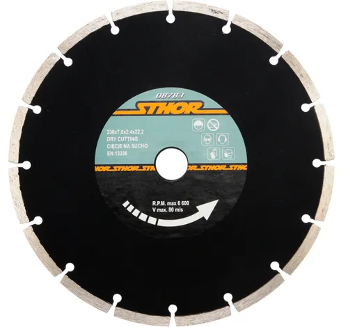 Diamanttrennscheibe 230mm Segmentscheibe Diamant Trennscheibe für Beton